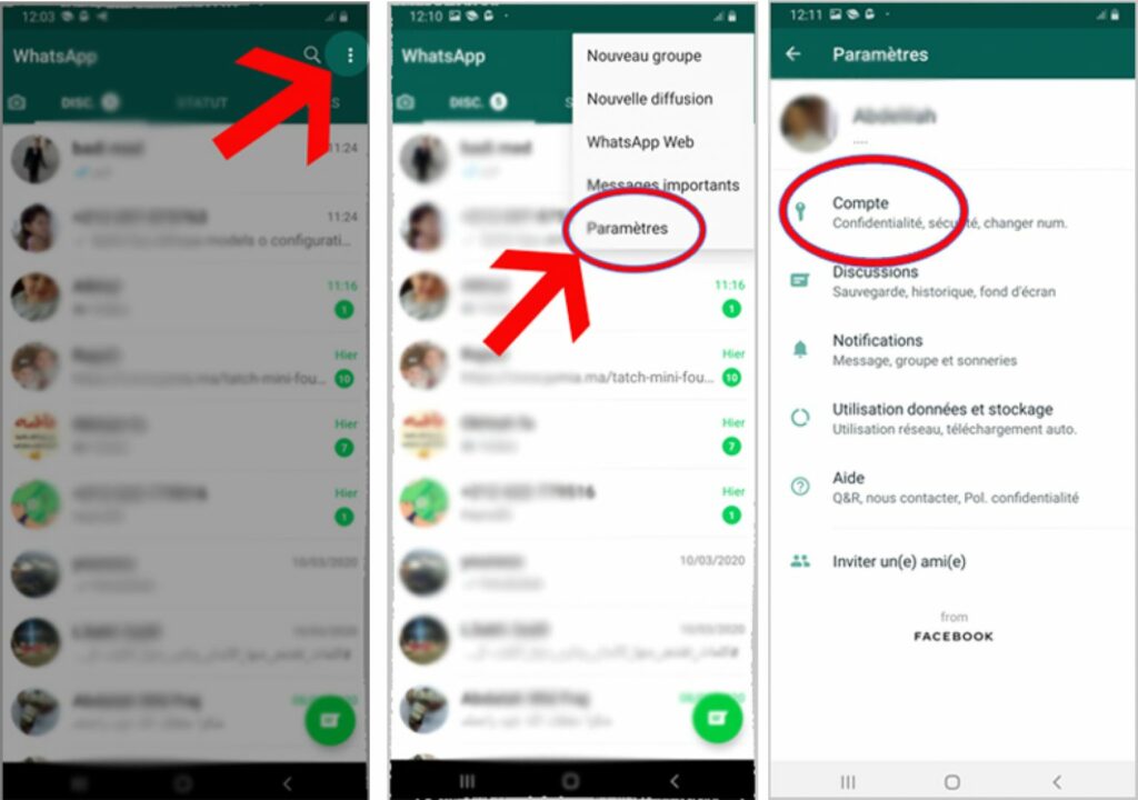 Comment bloquer l'heure de vu sur WhatsApp ?