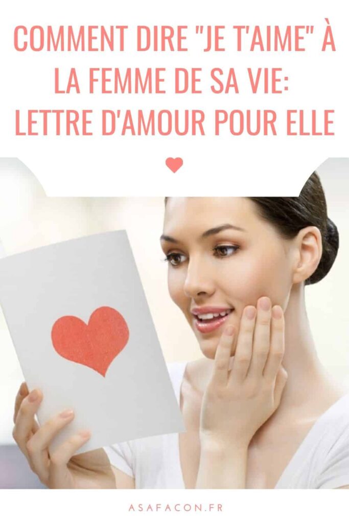 Comment dire à la femme de sa vie qu’on l’aime ? Comment dire à la femme de sa vie qu'on l'aime ?