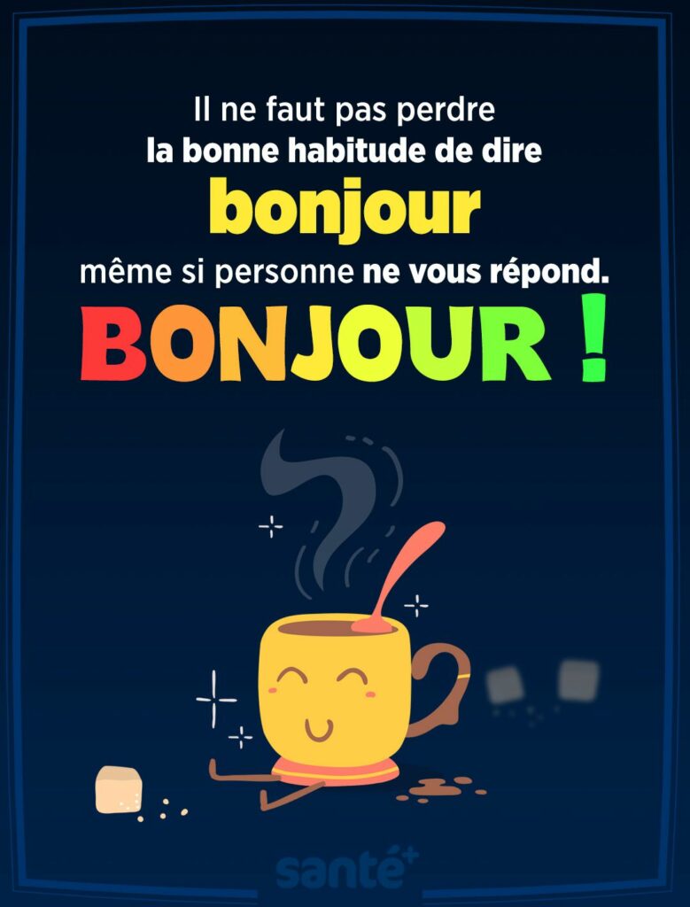 Comment dire bonjour citation ?