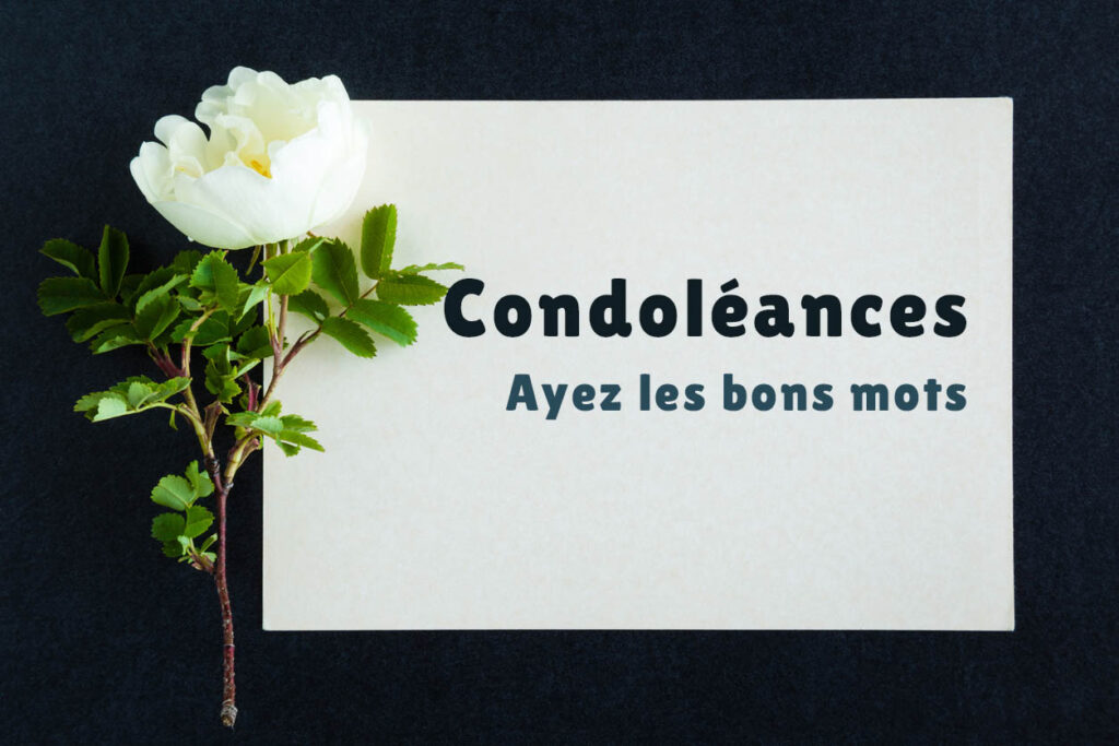 Comment dire condoléances par SMS ?
