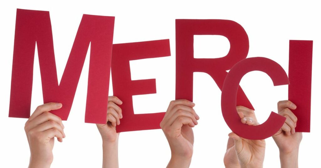 Comment dire merci par ecrit ? Comment dire merci par ecrit ?