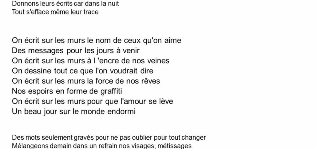 Comment faire pour changer les paroles d'une chanson ?