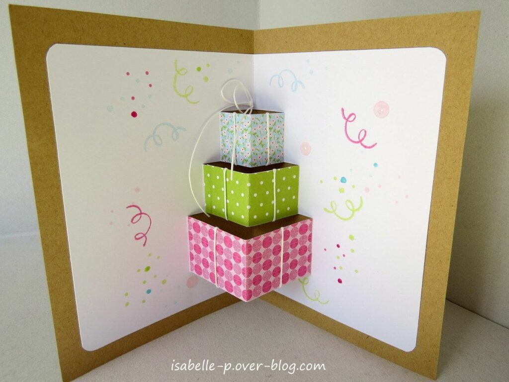 Comment faire une carte Pop-up anniversaire maison ?