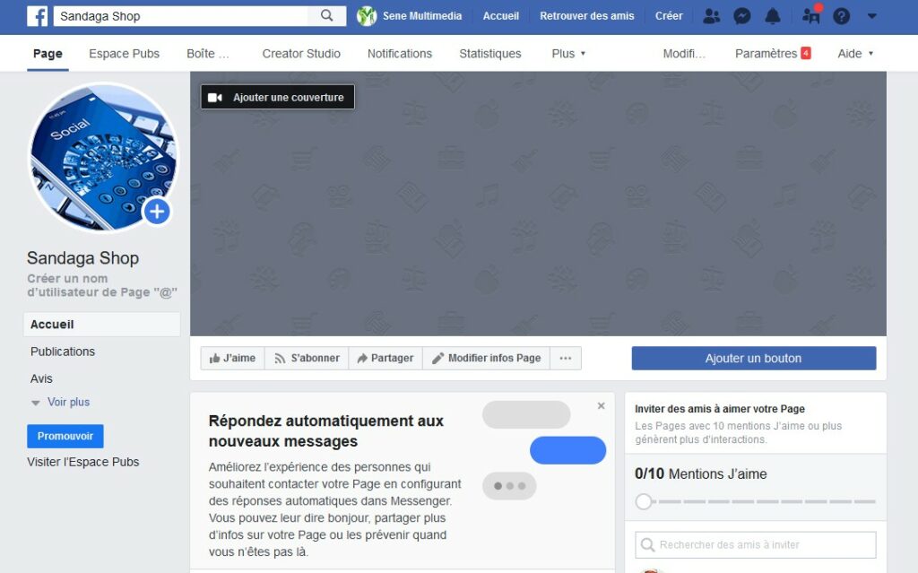 Comment faire une description d'une page Facebook ?