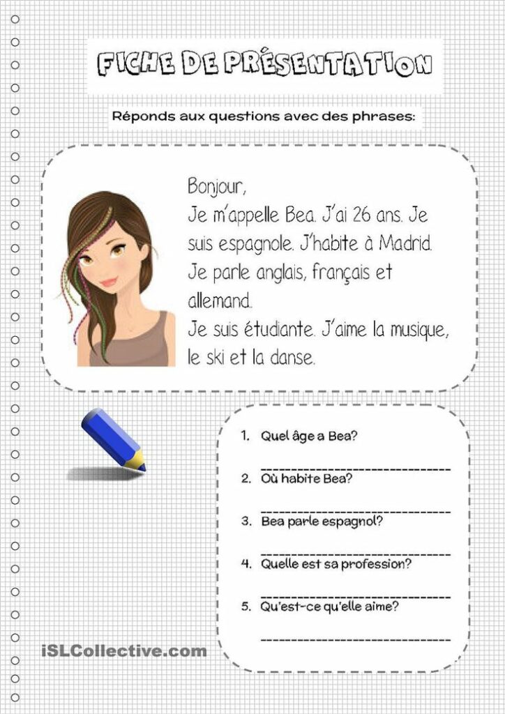 Comment faire une présentation personnelle en anglais ?