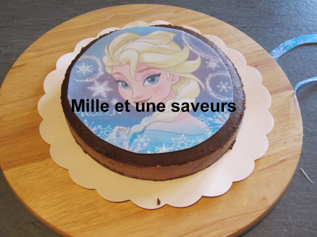 Comment mettre un disque azyme sur un gâteau ?
