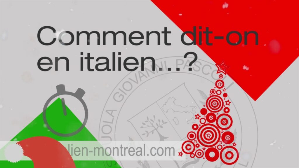 Comment on dit joyeux Noël en italien ?