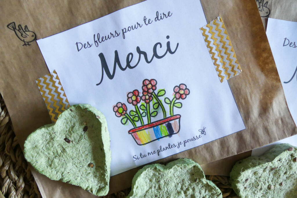 Comment réaliser une carte à planter ?