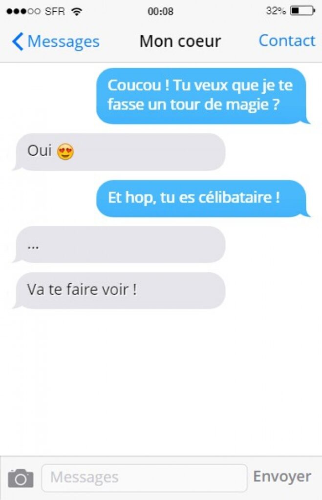 Comment rompre par SMS ?