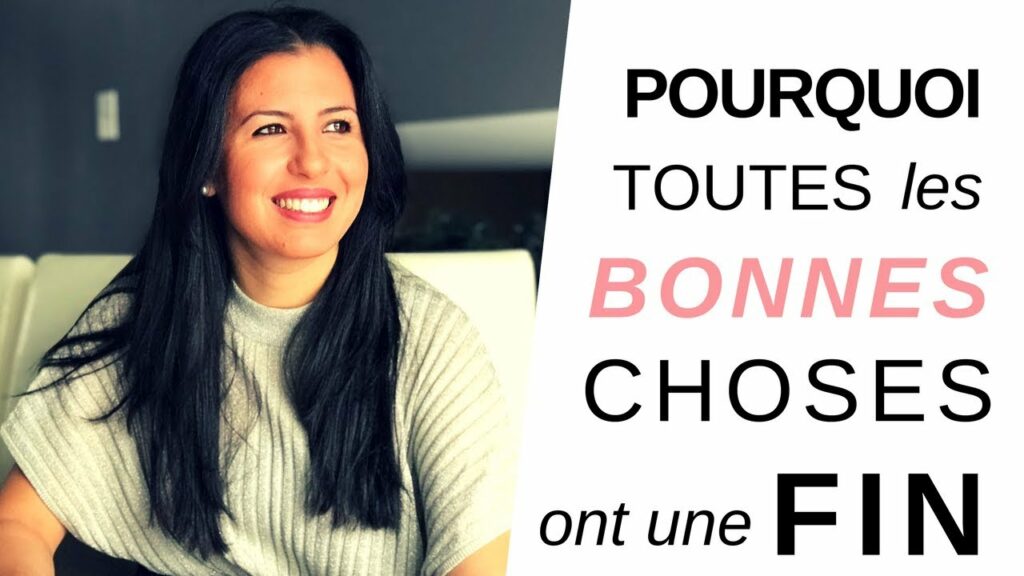Pourquoi les bonnes choses ont une fin ?