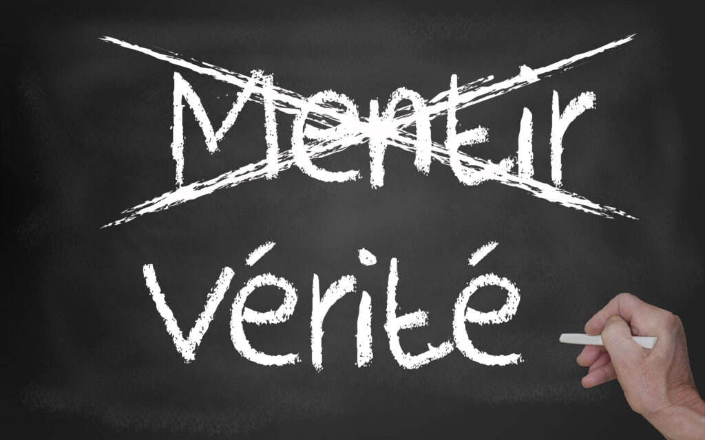 Pourquoi mentir au lieu de dire la vérité ?