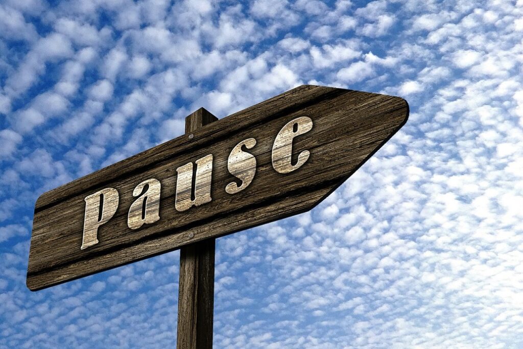 Quand la pause s'impose citation ?