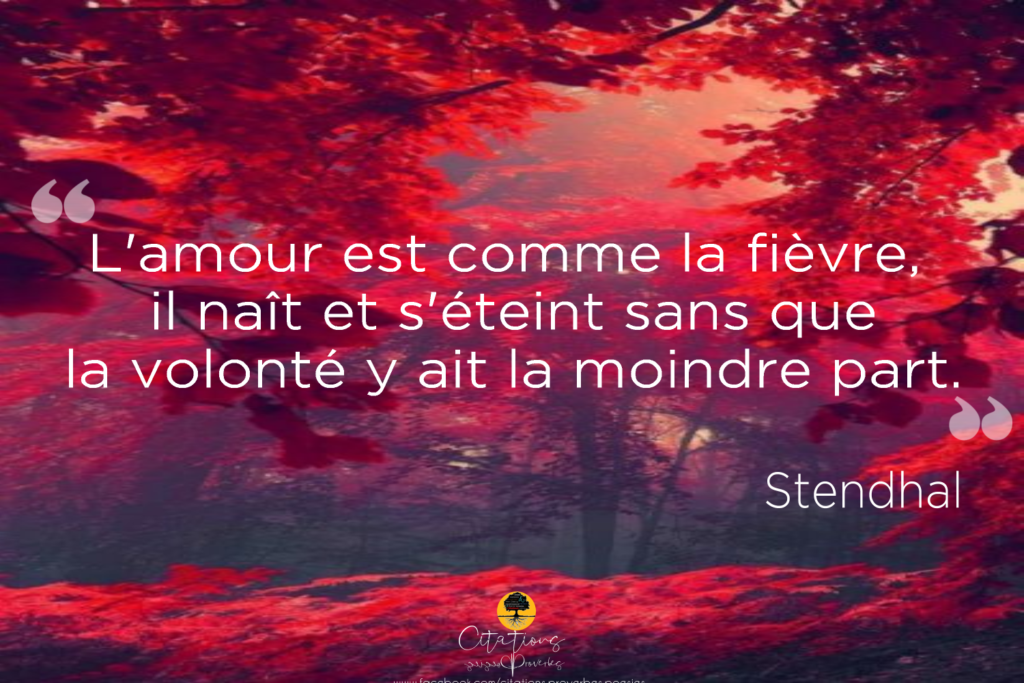 Quand l'amour s'éteint citation ?