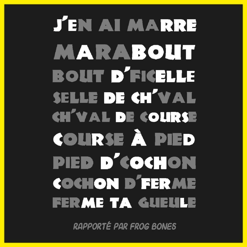 Quand y en a marre citation ? Quand y en a marre citation ?