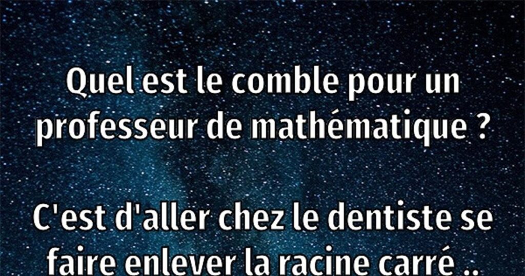 Quel est le comble pour un homme ? Quel est le comble pour un homme ?