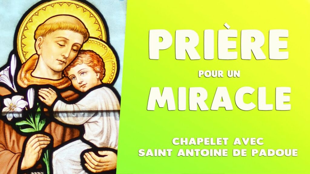 Quel saint prier pour un miracle ?