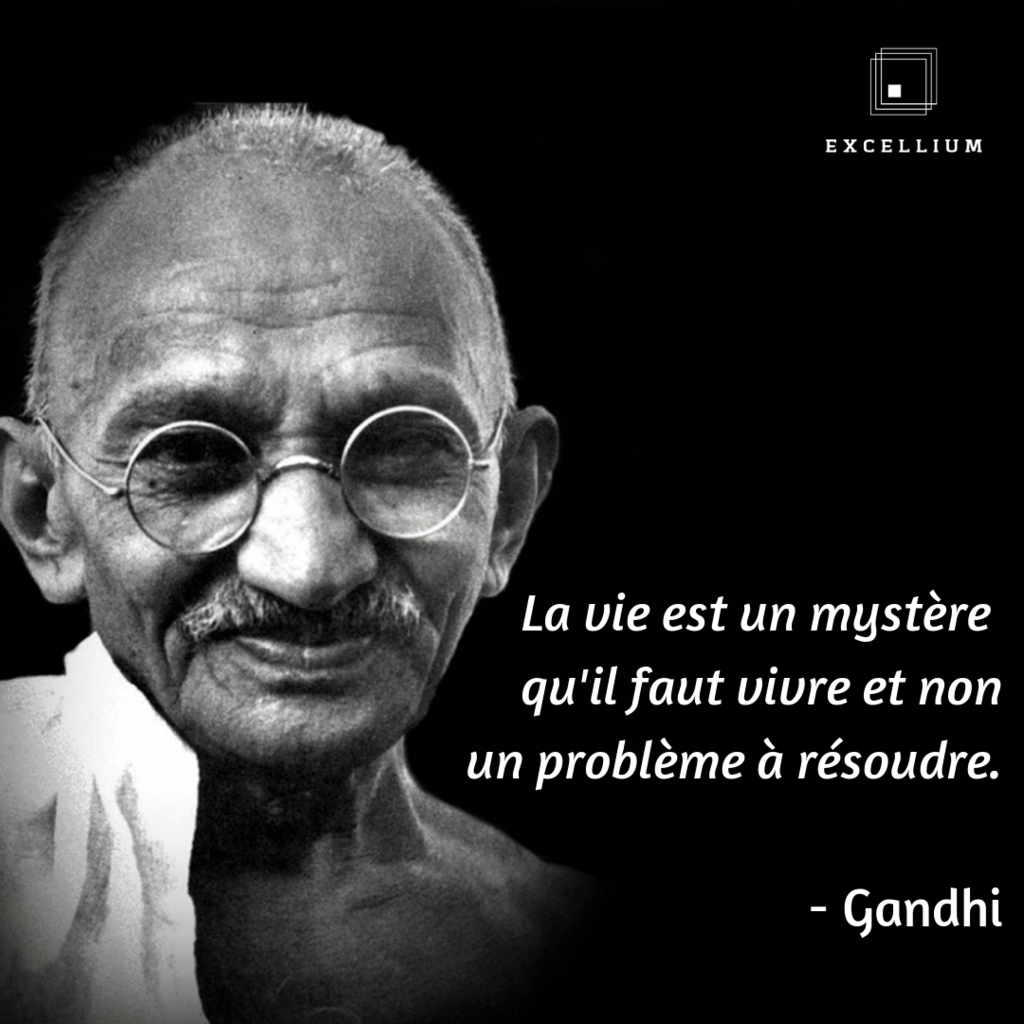 Quelle est la citation de Gandhi ?