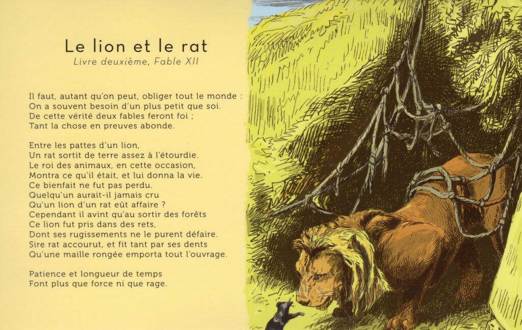 Quelle est la morale du Lion et le Rat ?