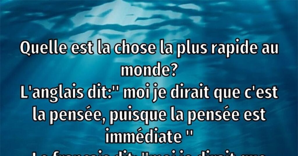 Quelle est la phrase la plus drôle du monde ? Quelle est la phrase la plus drôle du monde ?