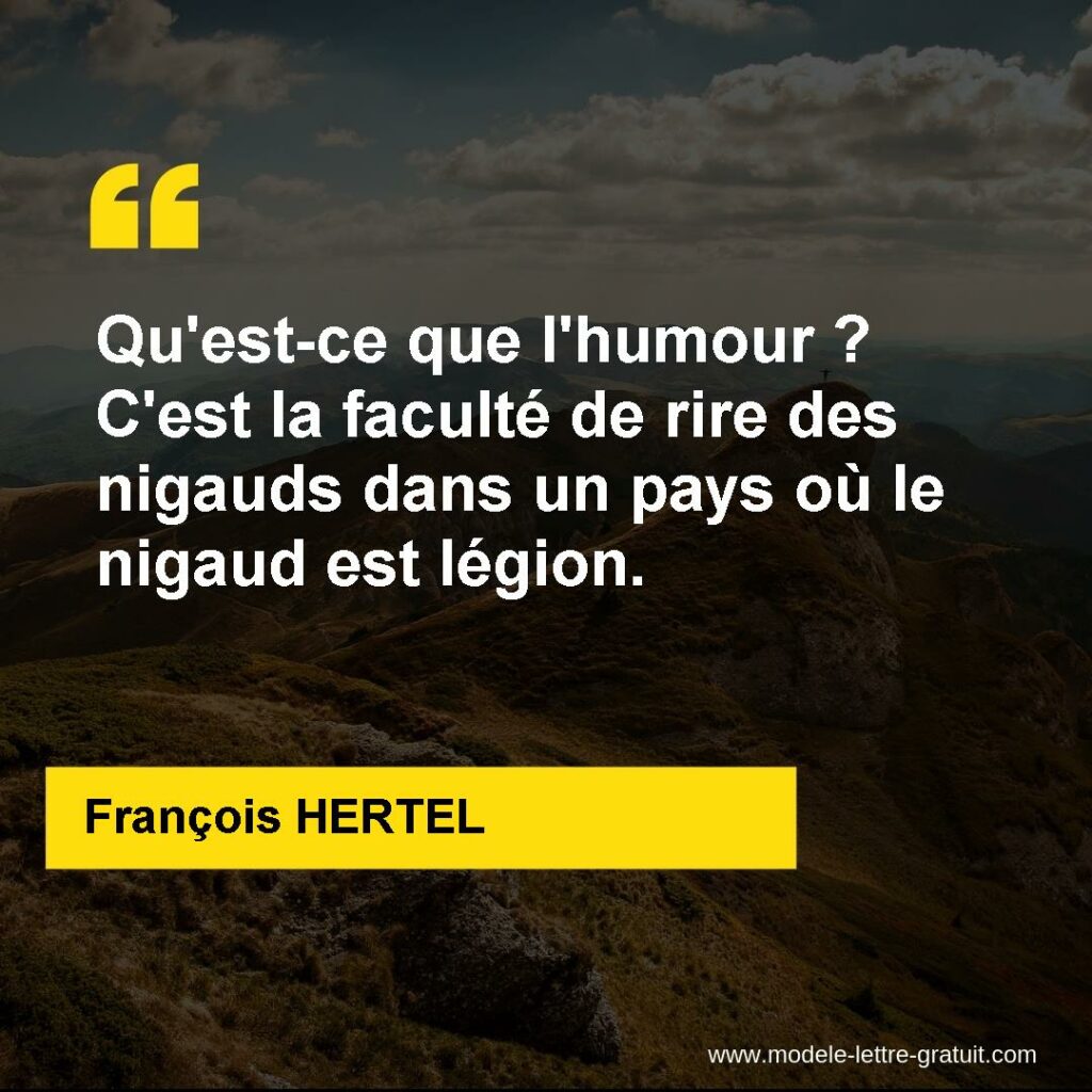 Qu'est-ce que l'humour citation ?