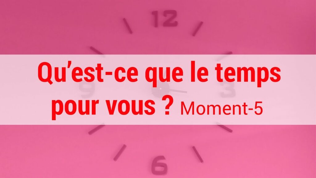 Qu’est-ce que prendre son temps ? Qu'est-ce que prendre son temps ?