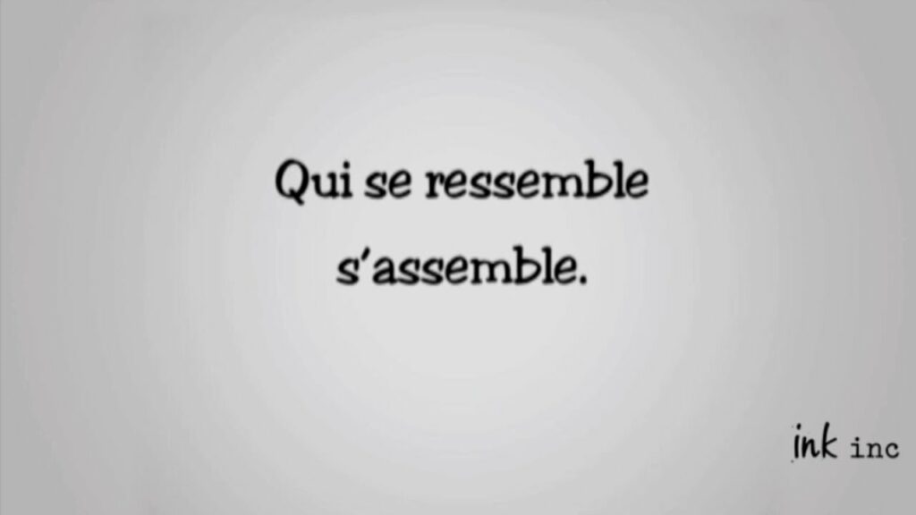 Qui se ressemble s’assemble explication ? Qui se ressemble s'assemble explication ?