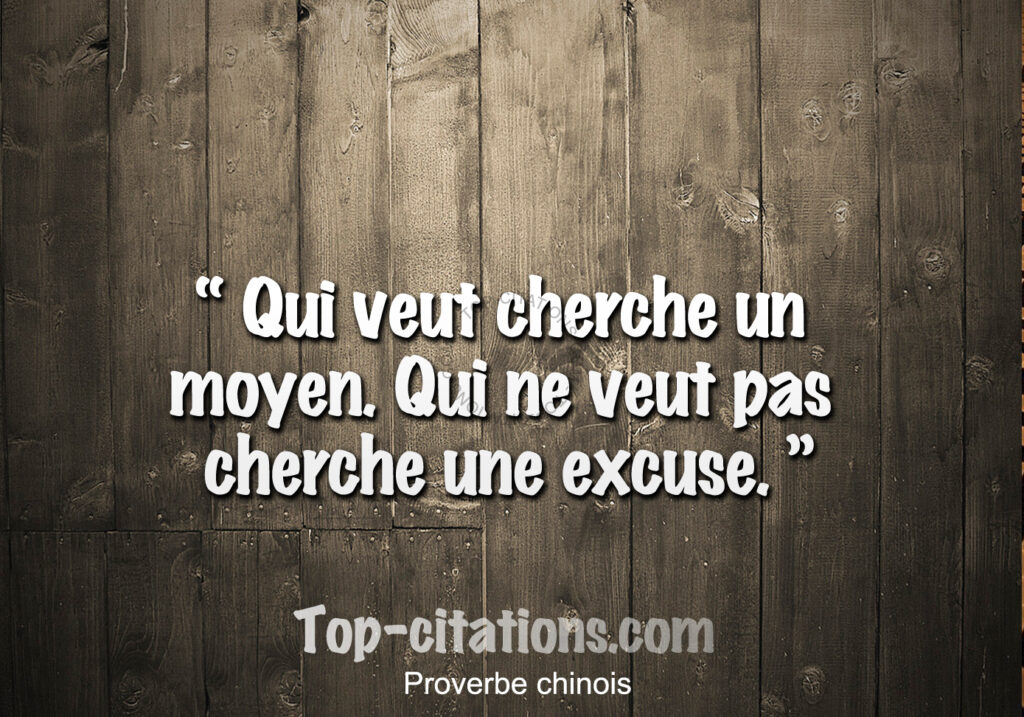 Qui veut avancer trouve des solutions ?