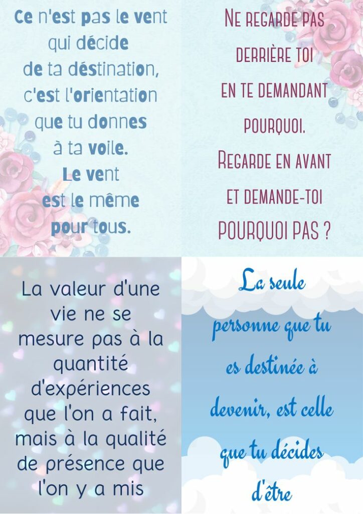 Vive la pensée positive à imprimer ! @ La Vie Simple et Jolie