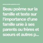 DOSSIER : LA FAMILLE