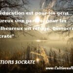 Citations de philosophes: L'éducation selon Socrate