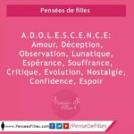 Citation ADOLESCENCE : 60 phrases et proverbes