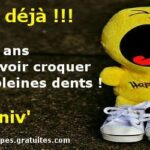 Message anniversaire - 15 ans - Modele de texte