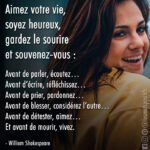 Citation SOURIRE D'UNE FEMME : 2 phrases et proverbes
