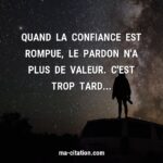 Citations courtes sur confiance - Citation courte