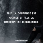 Une liste des citations sur la confiance