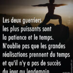 Citation AVEC DU TEMPS ET DE LA PATIENCE : 2 phrases et ...