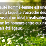 Citation ÉGALITÉ : 210 phrases et proverbes